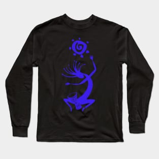 Kokopelli Sun Drummer Long Sleeve T-Shirt